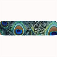 Feathers Art Peacock Sheets Patterns Large Bar Mat by Ket1n9