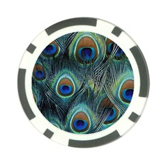 Feathers Art Peacock Sheets Patterns Poker Chip Card Guard (10 Pack) by Ket1n9