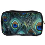 Feathers Art Peacock Sheets Patterns Toiletries Bag (One Side) Front