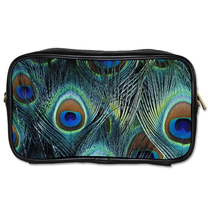 Feathers Art Peacock Sheets Patterns Toiletries Bag (One Side)