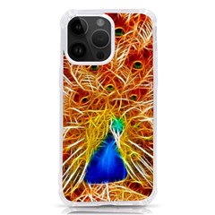 Fractal Peacock Art Iphone 14 Pro Max Tpu Uv Print Case by Ket1n9