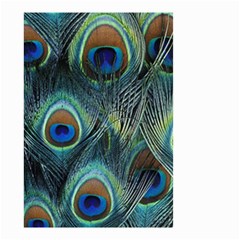 Feathers Art Peacock Sheets Patterns Small Garden Flag (two Sides) by Ket1n9