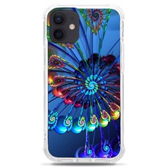 Top Peacock Feathers Iphone 12 Mini Tpu Uv Print Case	 by Ket1n9