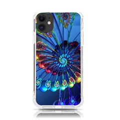 Top Peacock Feathers Iphone 11 Tpu Uv Print Case by Ket1n9