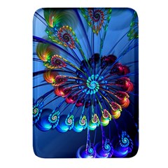 Top Peacock Feathers Rectangular Glass Fridge Magnet (4 Pack) by Ket1n9