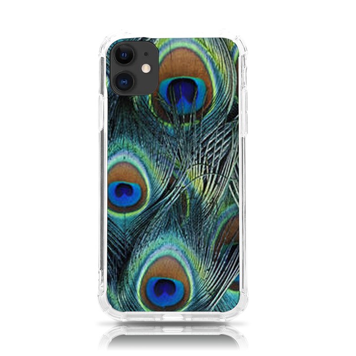 Feathers Art Peacock Sheets Patterns iPhone 11 TPU UV Print Case