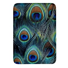 Feathers Art Peacock Sheets Patterns Rectangular Glass Fridge Magnet (4 Pack) by Ket1n9