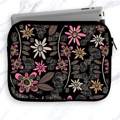 Flower Art Pattern Apple Ipad 2/3/4 Zipper Cases by Ket1n9