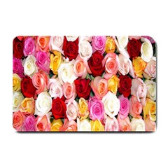 Rose Color Beautiful Flowers Small Doormat by Ket1n9