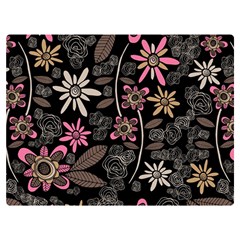 Flower Art Pattern Premium Plush Fleece Blanket (extra Small) by Ket1n9