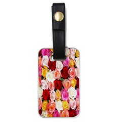 Rose Color Beautiful Flowers Luggage Tag (one Side) by Ket1n9