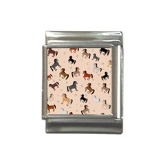 Horses For Courses Pattern Italian Charm (13mm) by Ket1n9