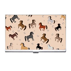 Horses For Courses Pattern Business Card Holder by Ket1n9