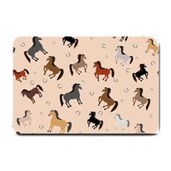 Horses For Courses Pattern Small Doormat by Ket1n9