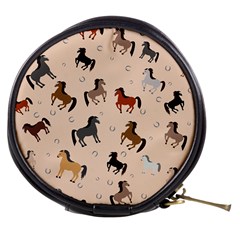 Horses For Courses Pattern Mini Makeup Bag by Ket1n9