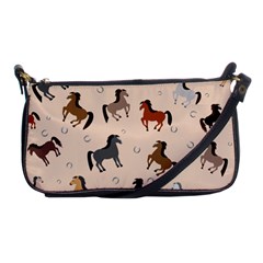 Horses For Courses Pattern Shoulder Clutch Bag by Ket1n9