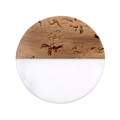 Horse Horses Animal World Green Classic Marble Wood Coaster (round)  by Ket1n9