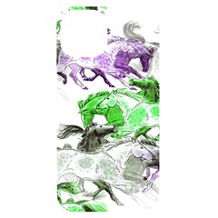 Horse Horses Animal World Green Iphone 14 Black Uv Print Case by Ket1n9