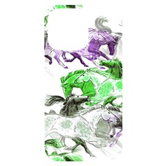 Horse Horses Animal World Green Iphone 14 Pro Max Black Uv Print Case by Ket1n9