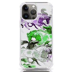 Horse Horses Animal World Green Iphone 13 Pro Max Tpu Uv Print Case by Ket1n9