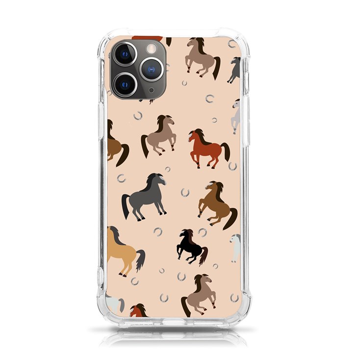 Horses For Courses Pattern iPhone 11 Pro 5.8 Inch TPU UV Print Case