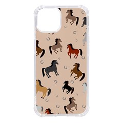 Horses For Courses Pattern Iphone 14 Tpu Uv Print Case by Ket1n9