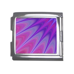 Purple Star Sun Sunshine Fractal Mega Link Italian Charm (18mm) by Ket1n9