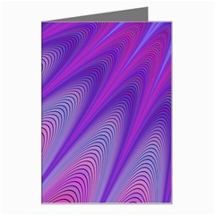 Purple Star Sun Sunshine Fractal Greeting Card by Ket1n9