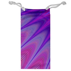 Purple Star Sun Sunshine Fractal Jewelry Bag by Ket1n9