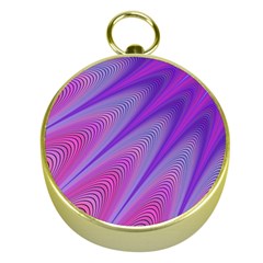 Purple Star Sun Sunshine Fractal Gold Compasses by Ket1n9