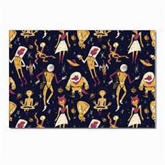 Alien Surface Pattern Postcard 4 x 6  (pkg Of 10) by Ket1n9