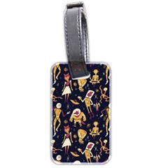 Alien Surface Pattern Luggage Tag (two Sides) by Ket1n9