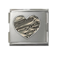 Alien Planet Surface Mega Link Heart Italian Charm (18mm) by Ket1n9