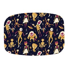 Alien Surface Pattern Mini Square Pill Box by Ket1n9