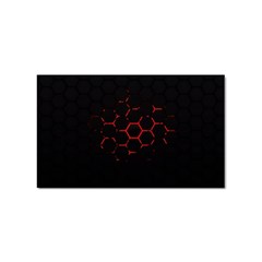 Abstract Pattern Honeycomb Sticker (rectangular) by Ket1n9