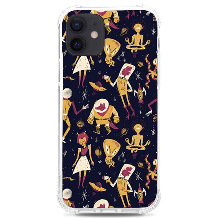 Alien Surface Pattern iPhone 12/12 Pro TPU UV Print Case