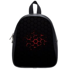 Abstract Pattern Honeycomb School Bag (small) by Ket1n9