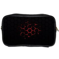 Abstract Pattern Honeycomb Toiletries Bag (one Side)