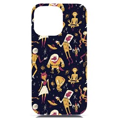 Alien Surface Pattern Iphone 14 Pro Max Black Uv Print Case by Ket1n9