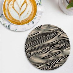 Alien Planet Surface Uv Print Round Tile Coaster by Ket1n9