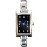 Cosmos Dark Hd Wallpaper Milky Way Rectangle Italian Charm Watch Front