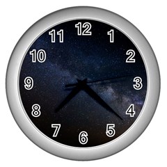 Cosmos Dark Hd Wallpaper Milky Way Wall Clock (silver) by Ket1n9