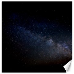 Cosmos Dark Hd Wallpaper Milky Way Canvas 12  X 12  by Ket1n9