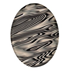 Alien Planet Surface Oval Glass Fridge Magnet (4 Pack) by Ket1n9