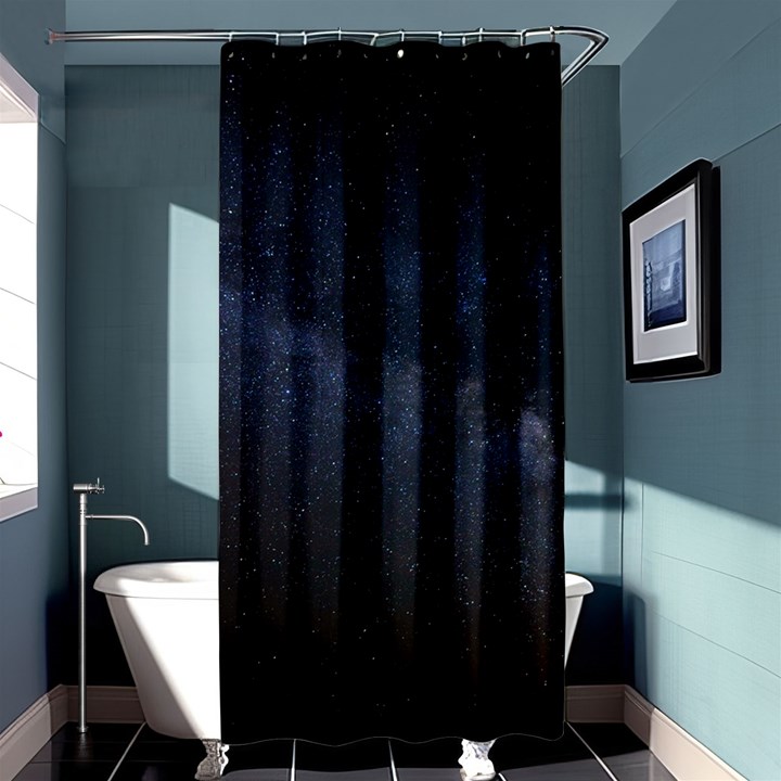 Cosmos Dark Hd Wallpaper Milky Way Shower Curtain 36  x 72  (Stall) 