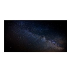 Cosmos Dark Hd Wallpaper Milky Way Satin Wrap 35  X 70  by Ket1n9