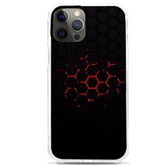 Abstract Pattern Honeycomb Iphone 12 Pro Max Tpu Uv Print Case by Ket1n9