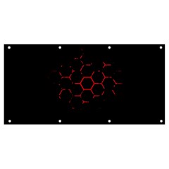 Abstract Pattern Honeycomb Banner And Sign 8  X 4  by Ket1n9