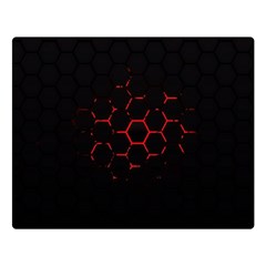 Abstract Pattern Honeycomb Premium Plush Fleece Blanket (large) by Ket1n9