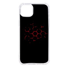 Abstract Pattern Honeycomb Iphone 14 Plus Tpu Uv Print Case by Ket1n9